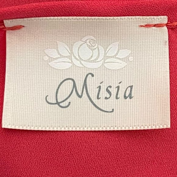 Misia Coral Sleeveless Cutout Hardware Tank Blouse - Picture 5 of 8